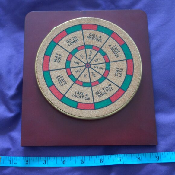 Desktop Mini Two Sided Dart Board includes Standard Dart Board  & Boss Board - Picture 8 of 16